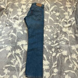 511 Levi’s boys jeans-511 blue skinny distressed Sz 12?reg